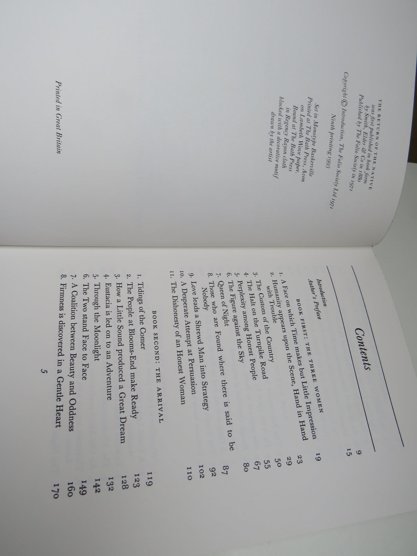 The Return of the Native By Thomas Hardy 1993