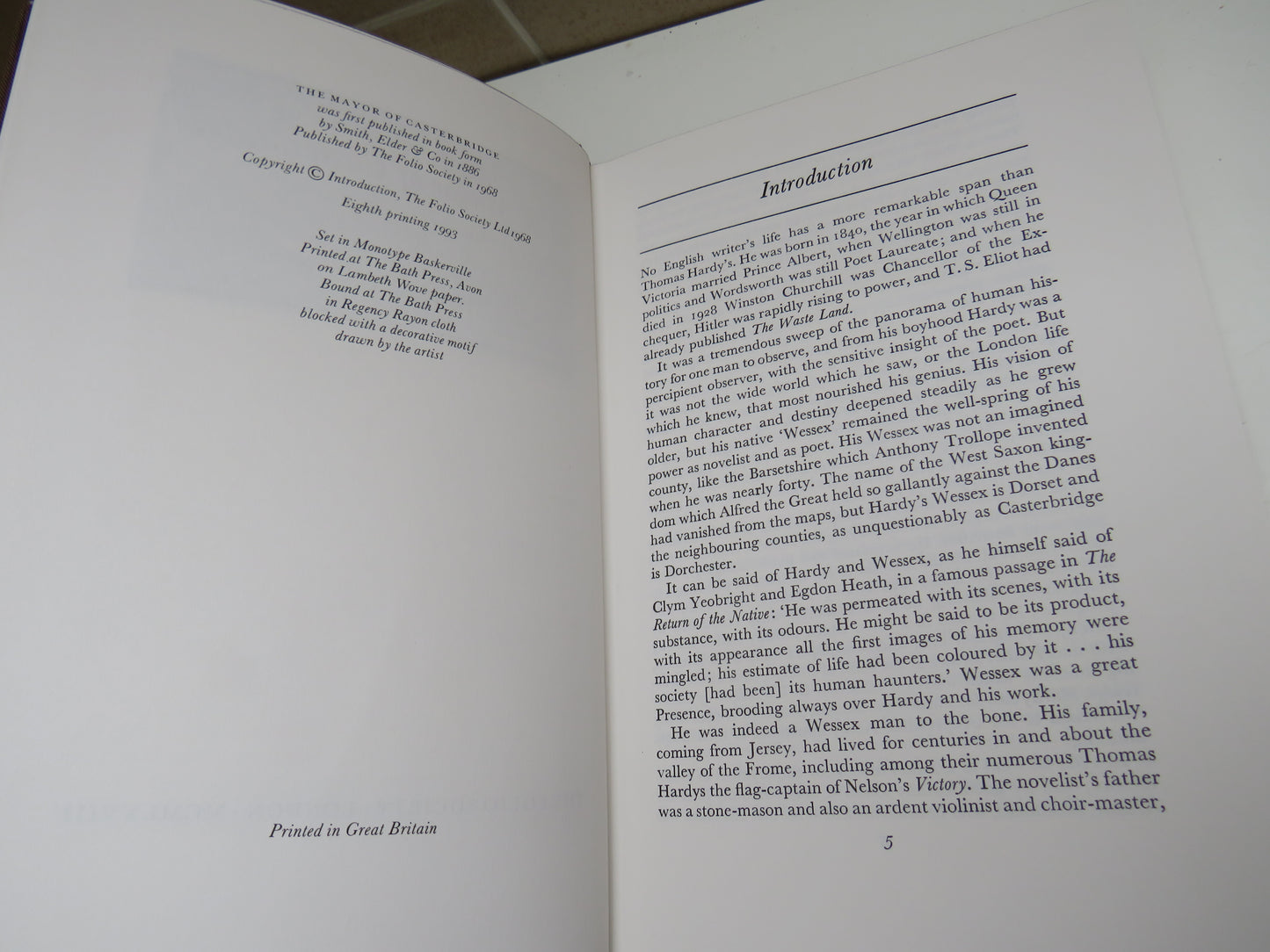 The Life and Death of The Mayor of Casterbridge The Story of a Man of Character By Thomas Hardy 1993