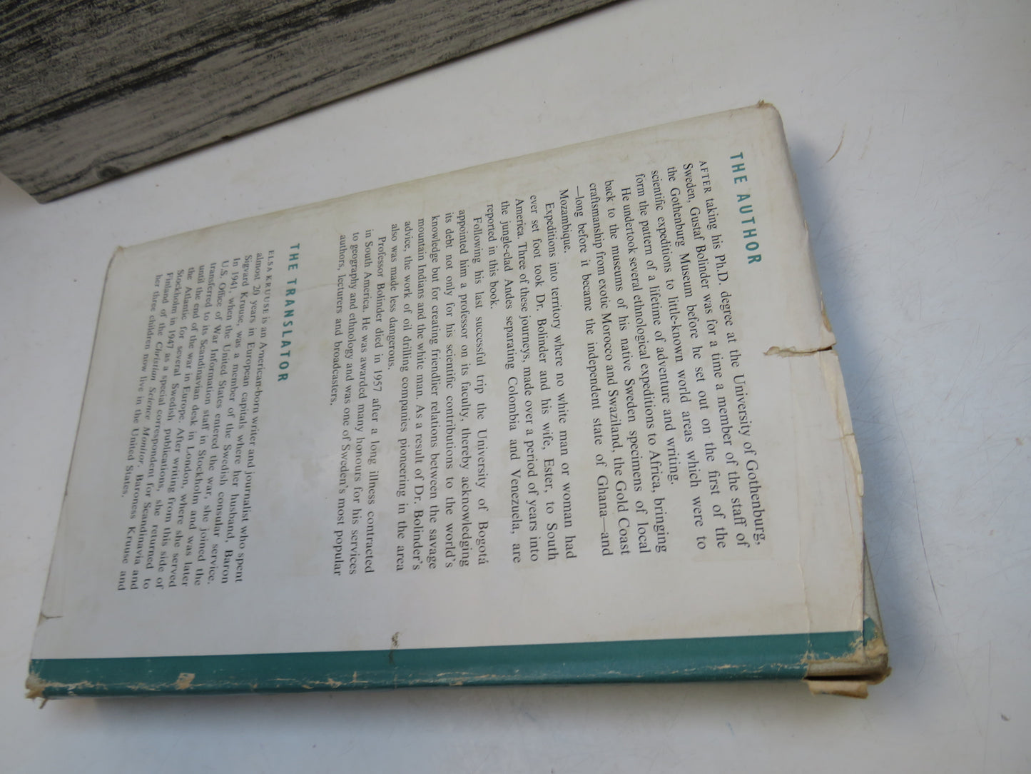 We Dared the Andes, Three Journeys into the Unknown by Gustaf Bolinder, 1958