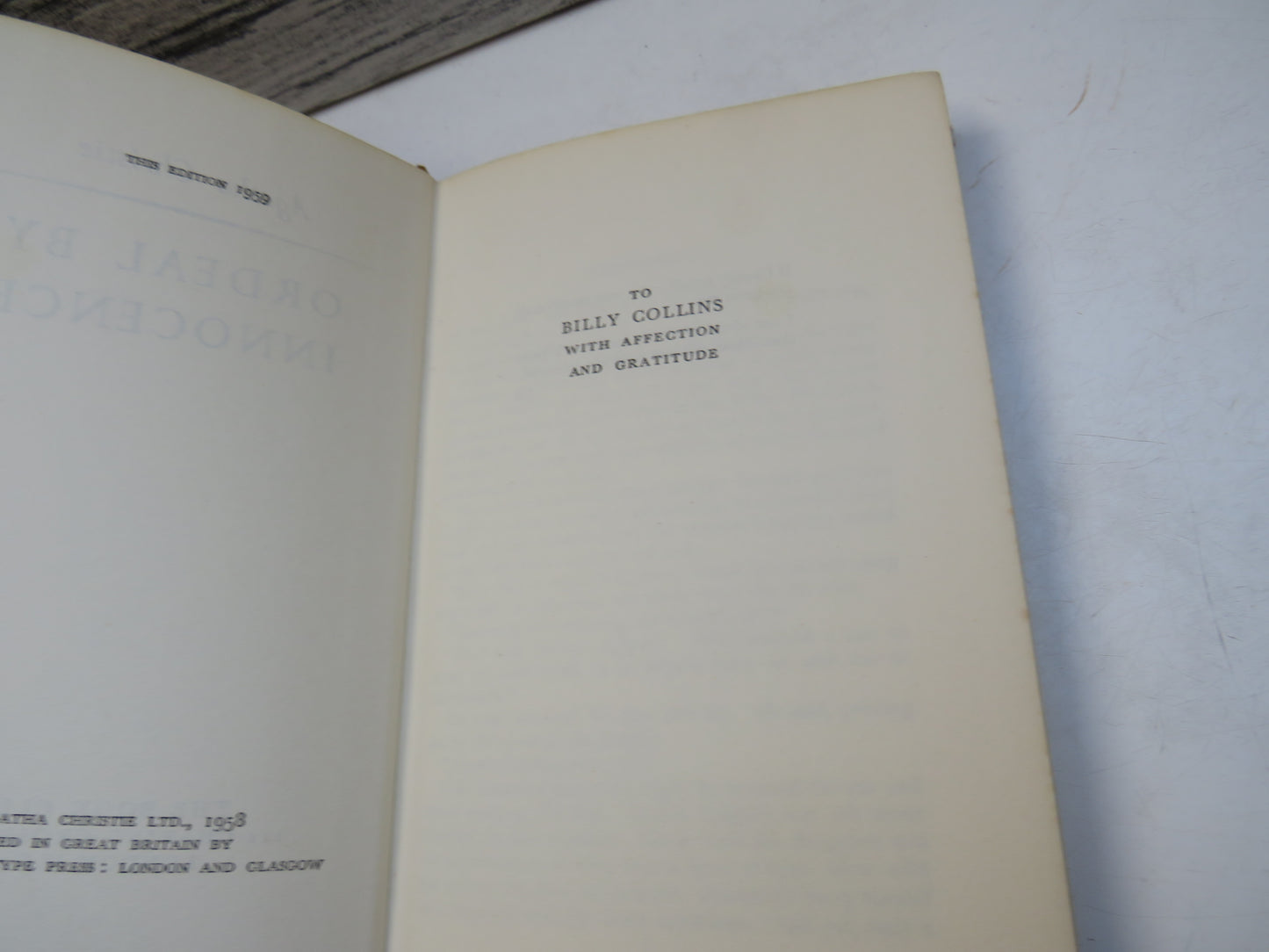 Ordeal by Innocence by Agatha Christie, 1959