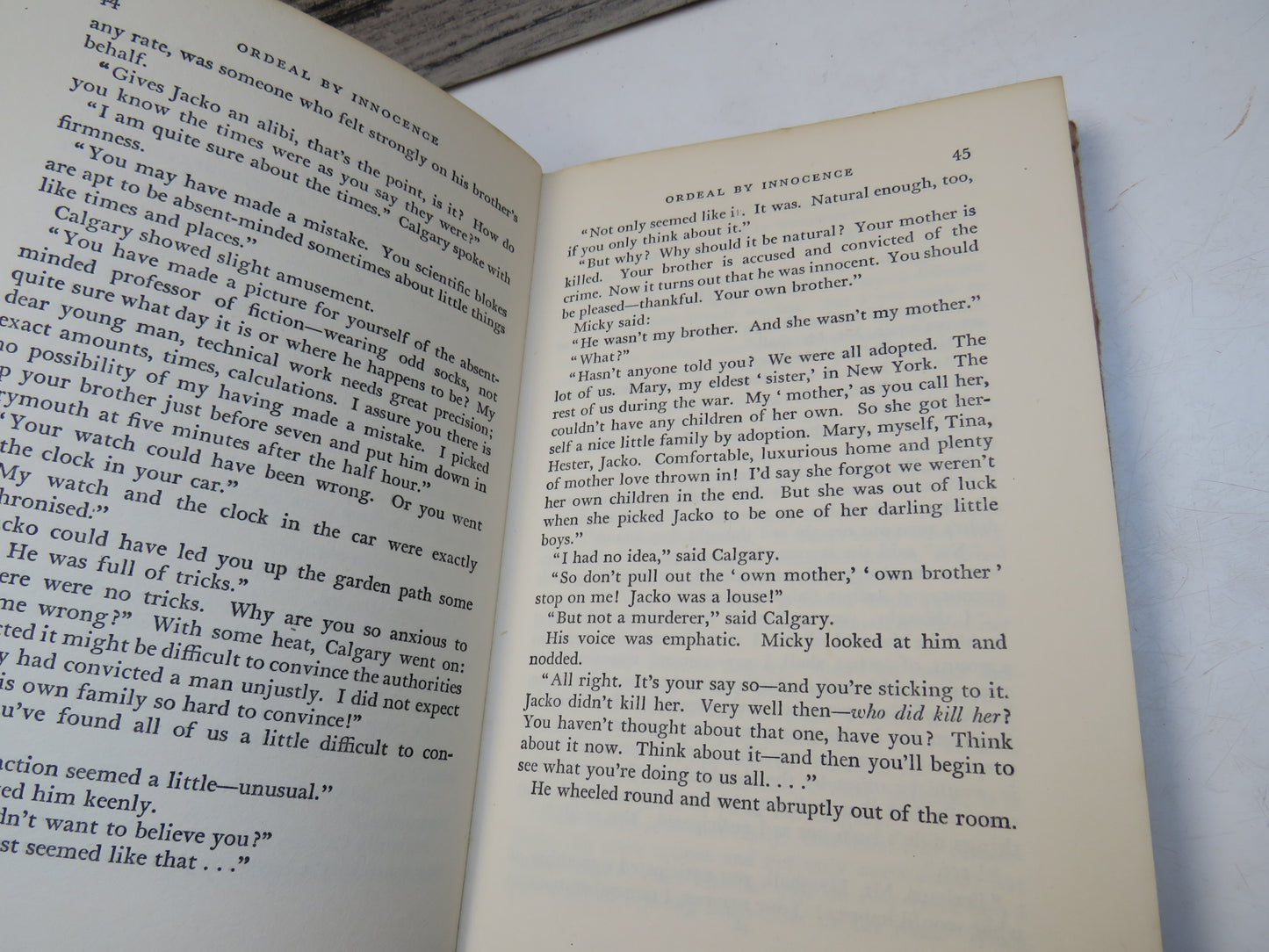 Ordeal by Innocence by Agatha Christie, 1959