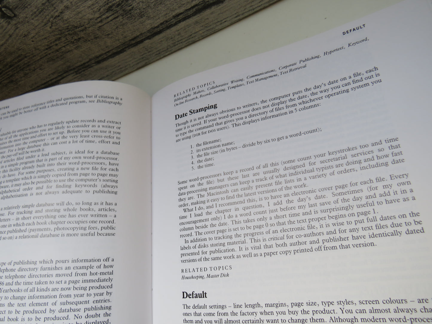 Writing On Disk An A-Z Handbook of Terms, Tips and Techniques For Authors and Publishers By Jane Dorner 1992