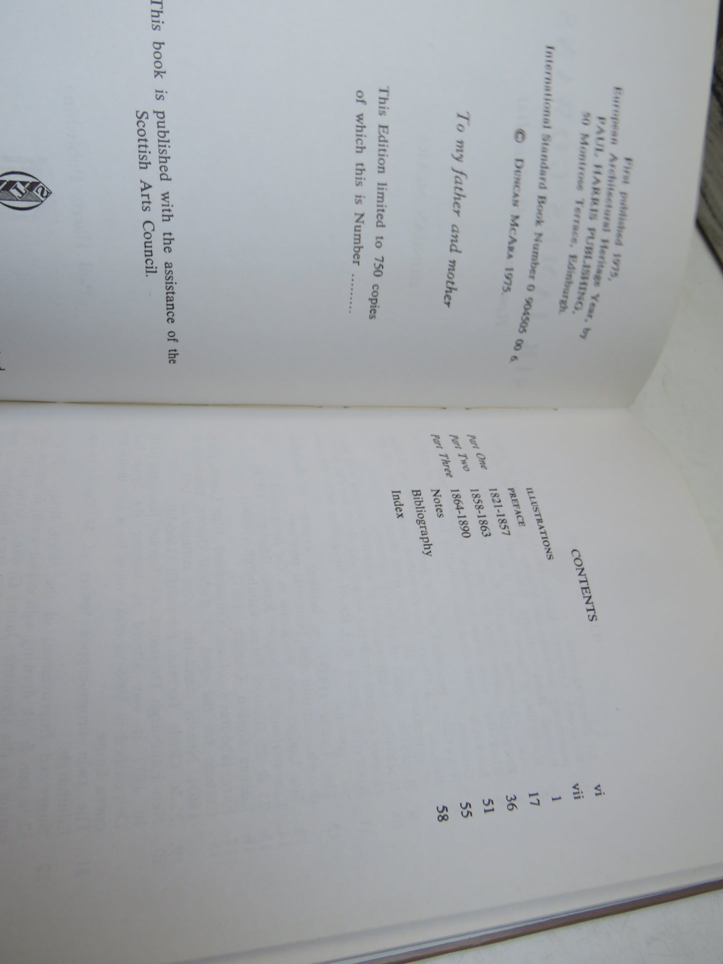 Sir James Gowans Romantic Rationalist By Duncan McAra 1975