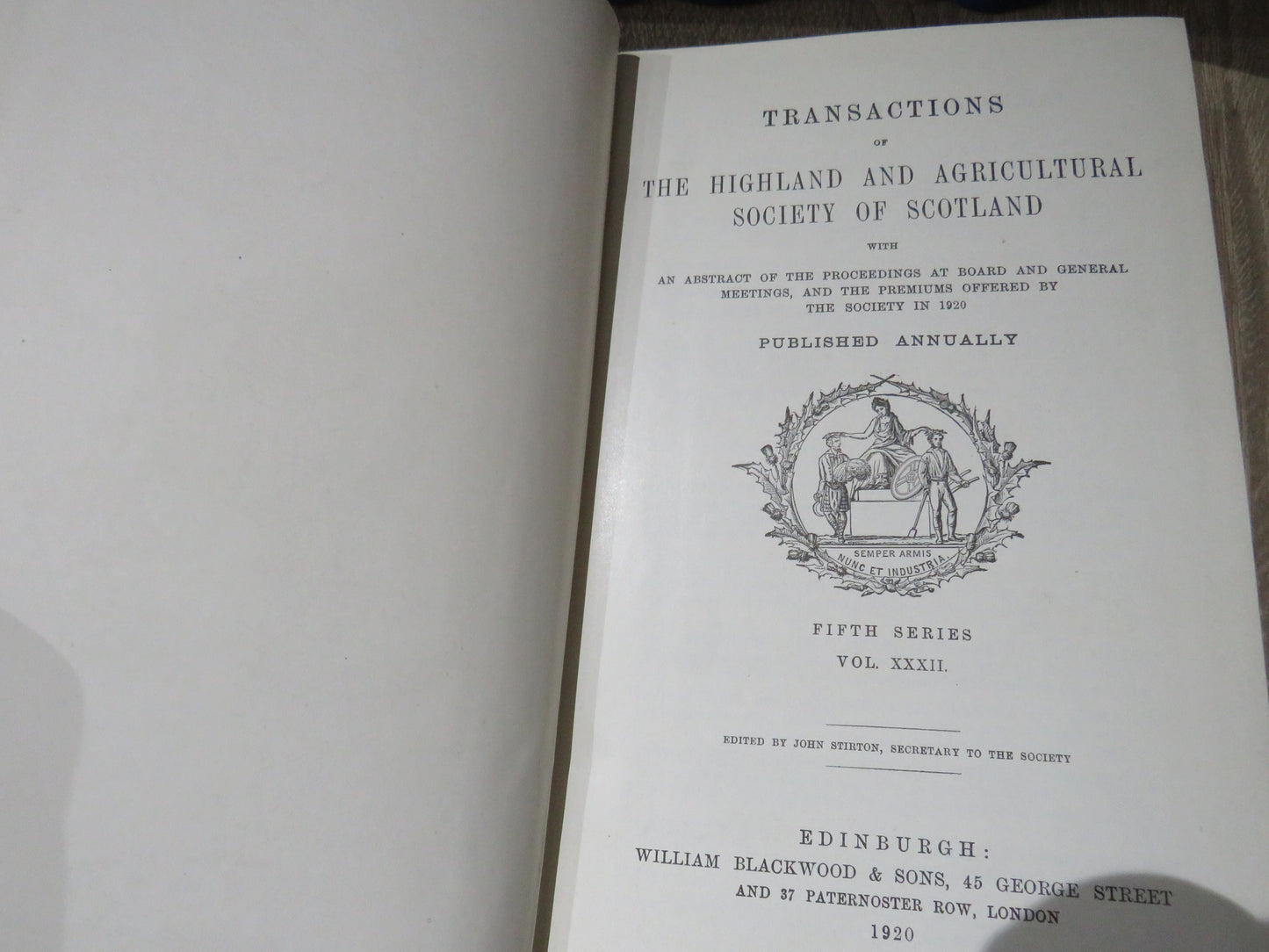 1900-1924 Transactions Of The Highland and Agricultural Society of Scotland 22 Volumes