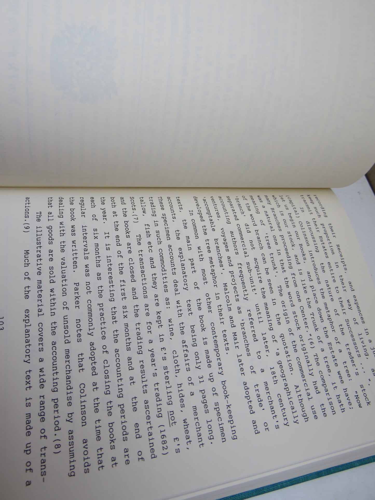 Accounting In Eighteenth Century Scotland By Michael J. Mepham 1988