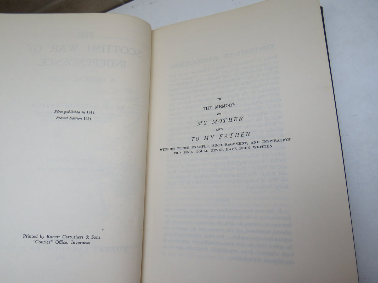 The Scottish War of Independence A Critical Study By Evan Macleod Barron 1934