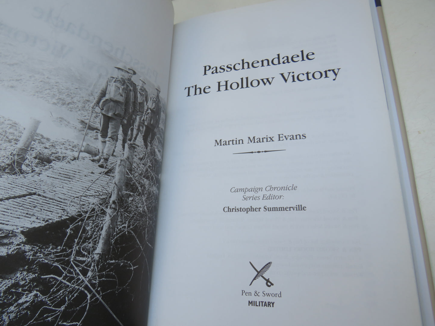 Passchendaele The Hollow Victory By Martin Matrix Evans 2005