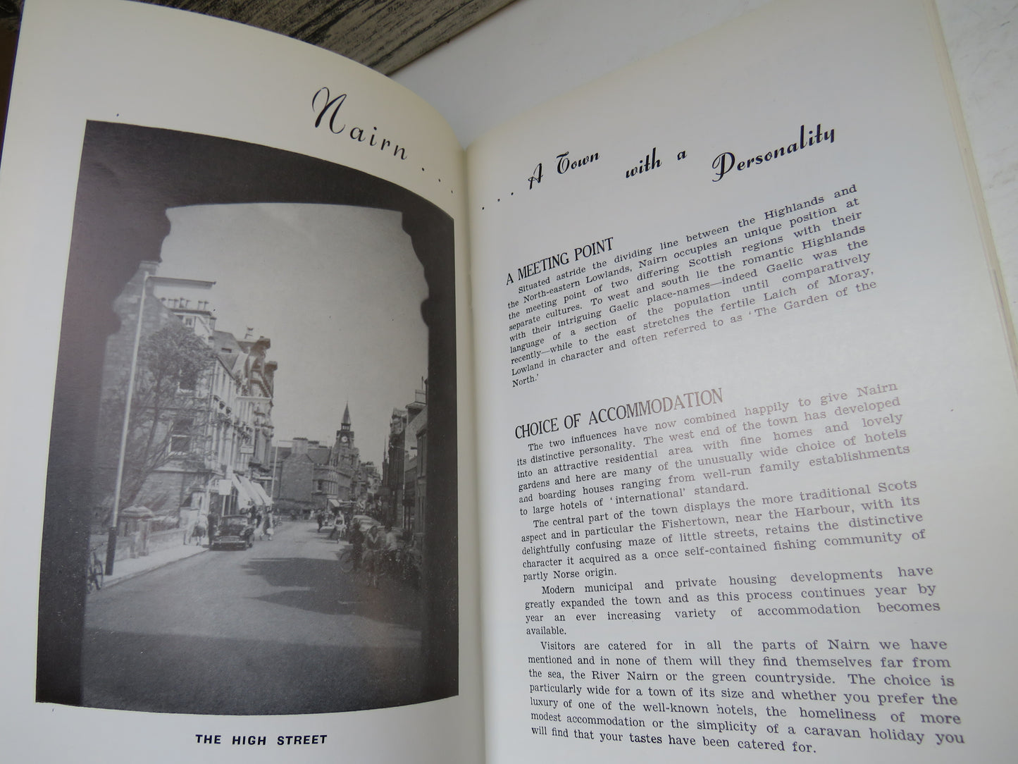 Your Invitation To Nairn Vintage Booklet