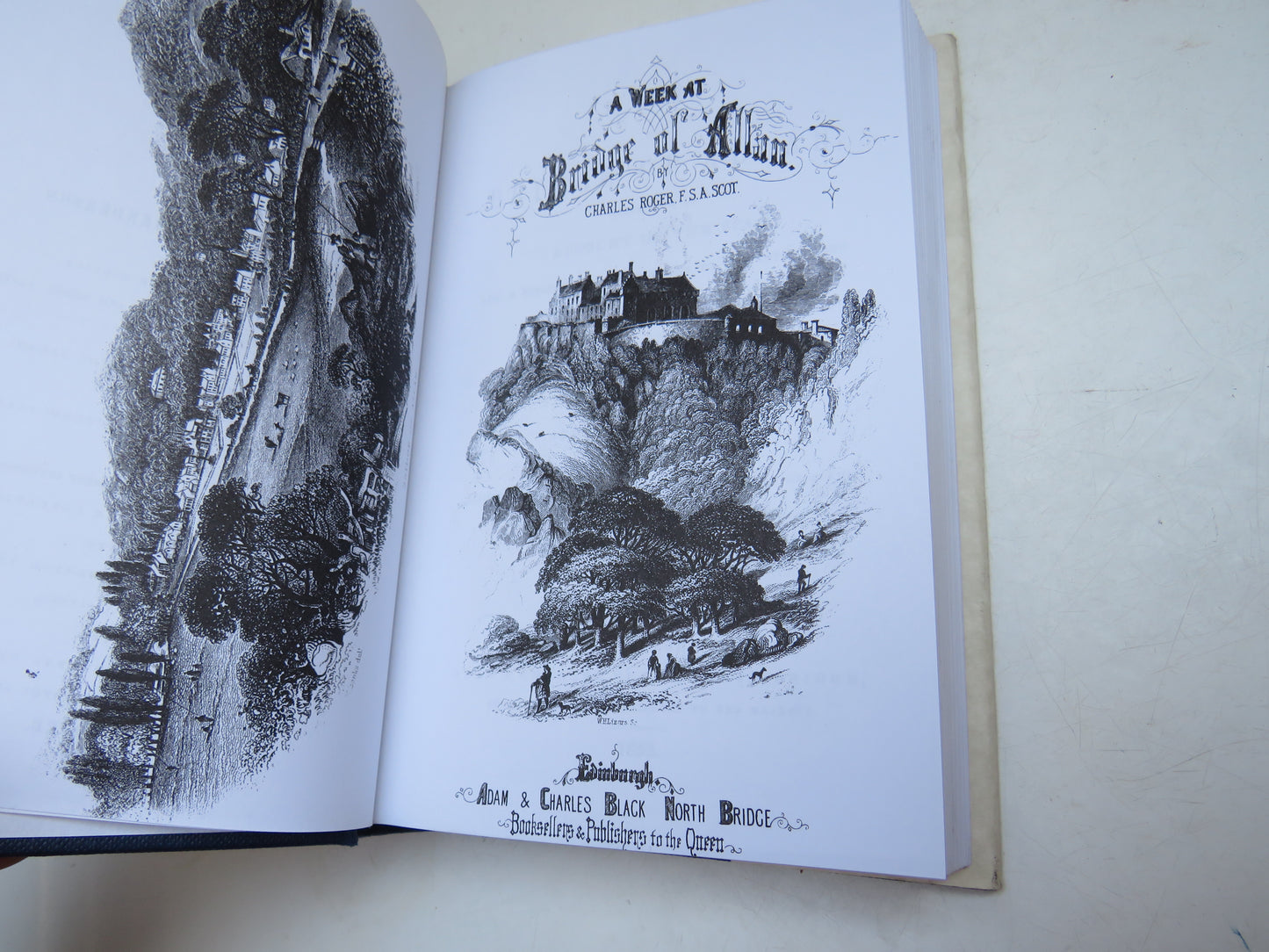 A Week At Bridge of Allan By Charles Roger Facsimile Reprint of 1853 Edition