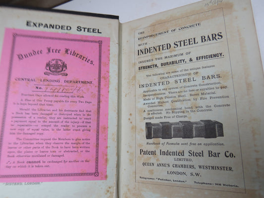Concrete-Steel Buildings Being A Companion Volume To The Treatise On "Concrete Steel" By W. Noble Twelvetrees 1907