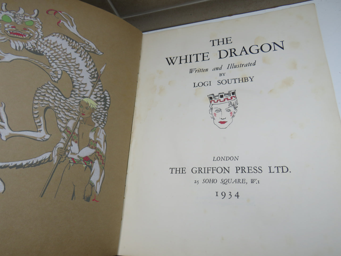 The White Dragon Written and Illustrated By Logi Southby 1934
