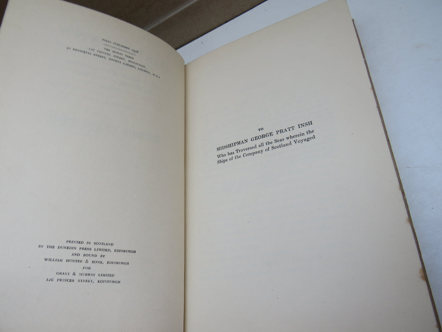 Historian's Odyssey, The Romance of the Quest for the Records of the Darien Company, by George Pratt Insh, 1938