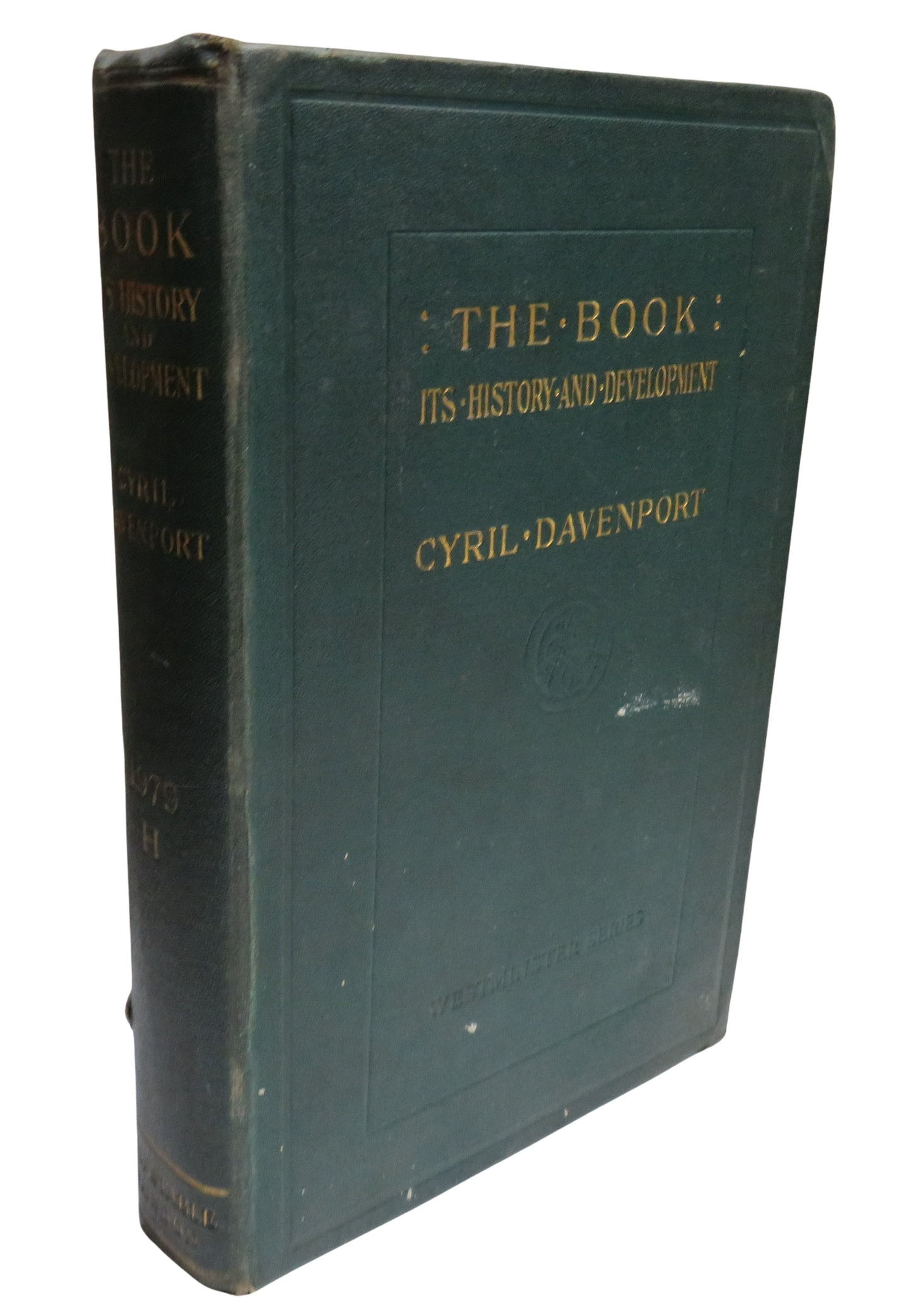 The Book Its History and Development By Cyril Davenport 1907
