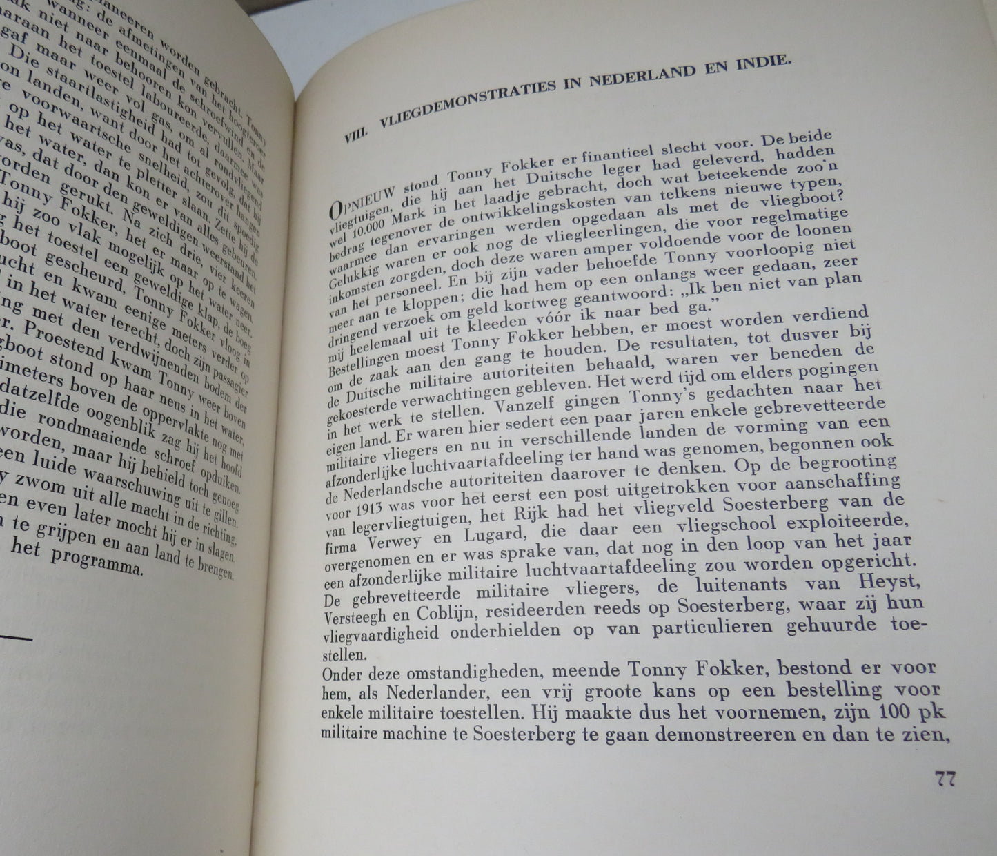 Fokker: Een Leven Voor De Luchtvaart, E. Franquinet, 1946