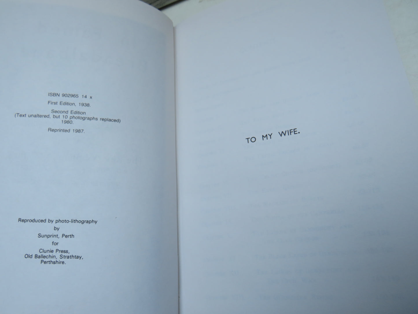 In Famed Breadalbane By The Rev William A. Gillies Minister of Kenmore 1987