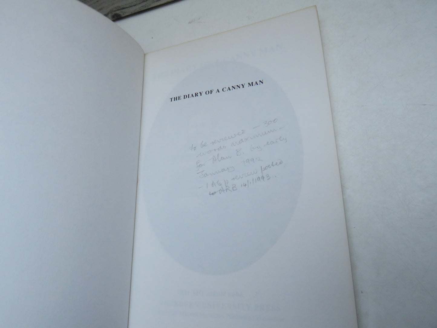 The Diary Of A Canny Man 1818-28 By Adam Mackie, Farmer, Merchant and Innkeeper In Fyvie 1991