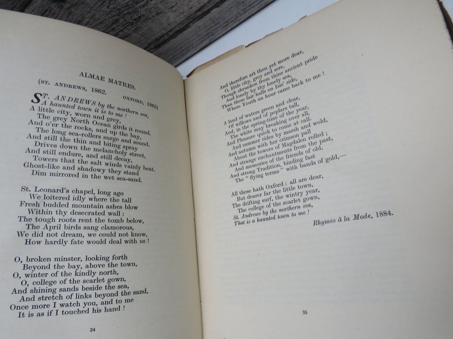 Andrew Lang and St. Andrews A Centenary Anthology Edited With An Introduction By J.B. Salmond 1944