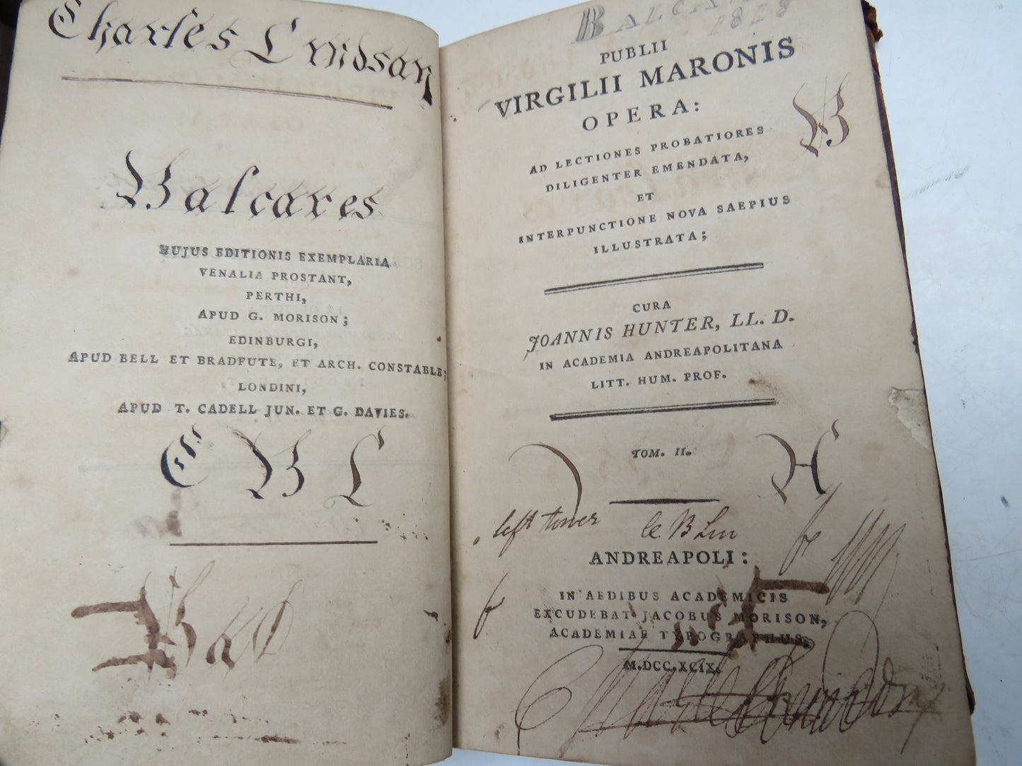 Publii Virgilii Maronis Opera: Ad Lectiones Probatiores Diligenter Emendata Et Interpunctione Nova Saepius Illustrata Cura Joannis Hunter 1799