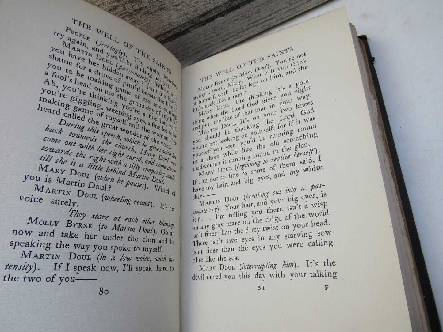 Plays By John M. Synge 1919