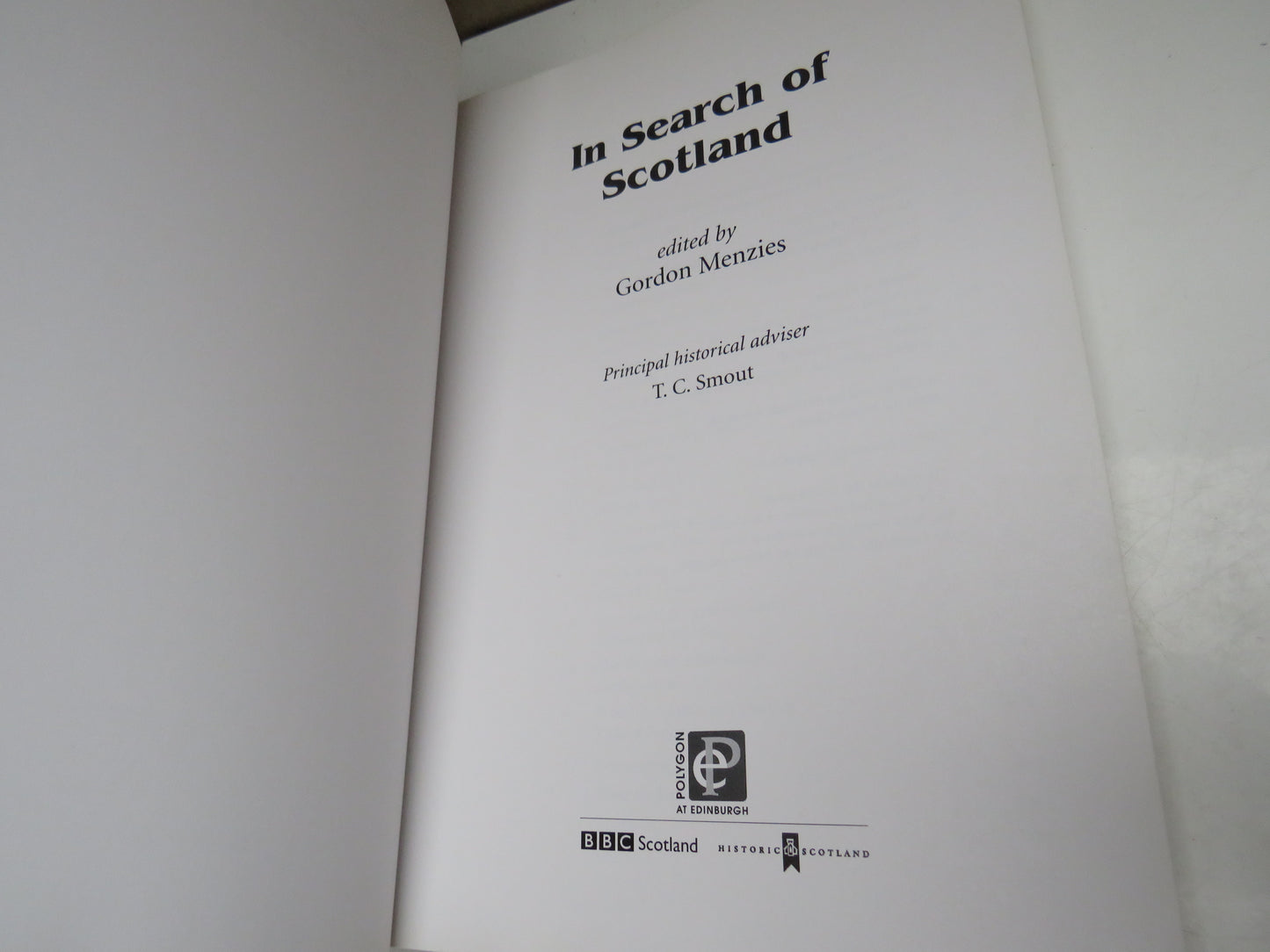 In Search of Scotland, Edited by Gordon Menzies, 2001