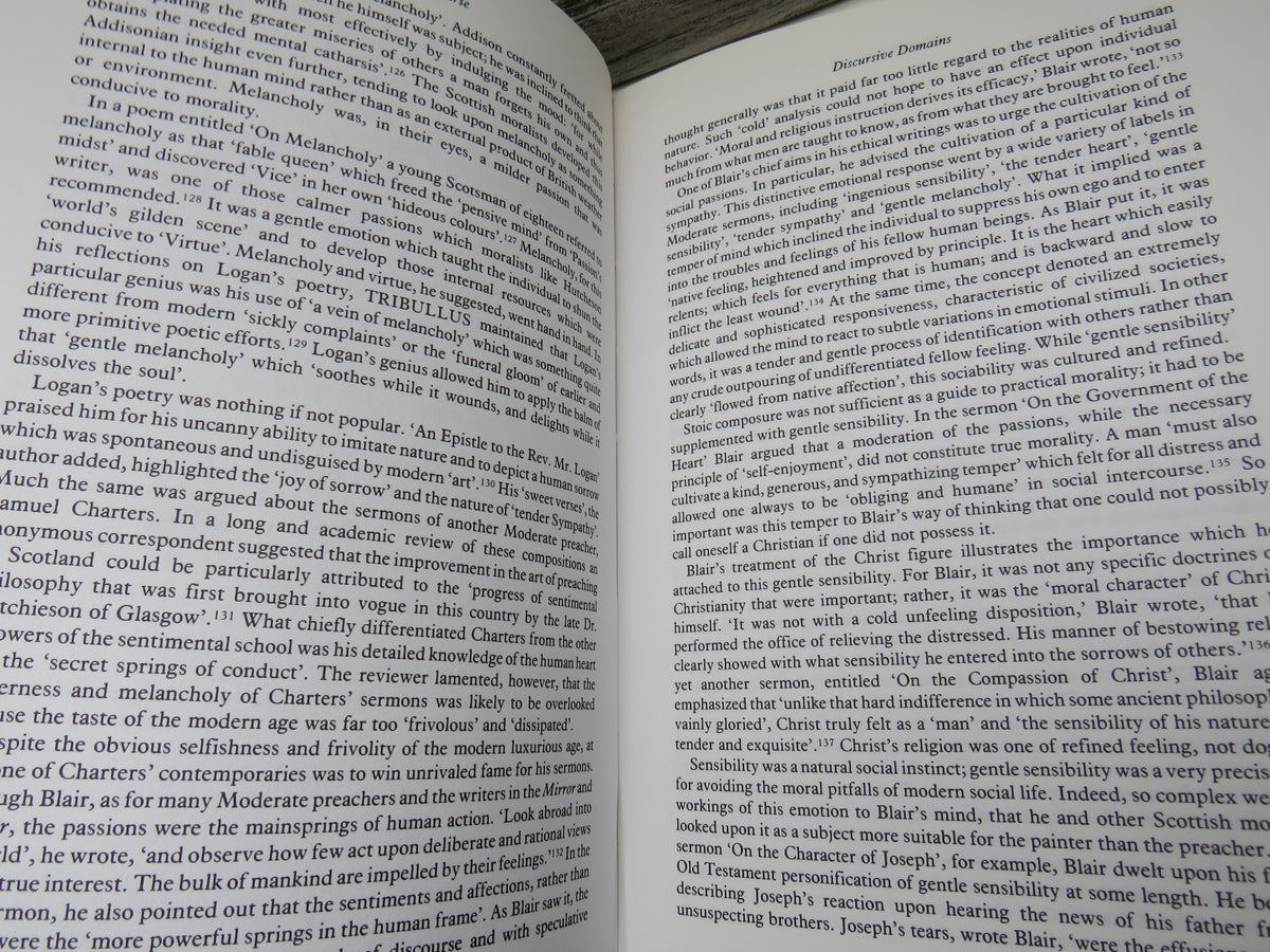 Virtuous Discourse: Sensibility and Community In Late Eighteenth-Century Scotland By John Dwyer 1987