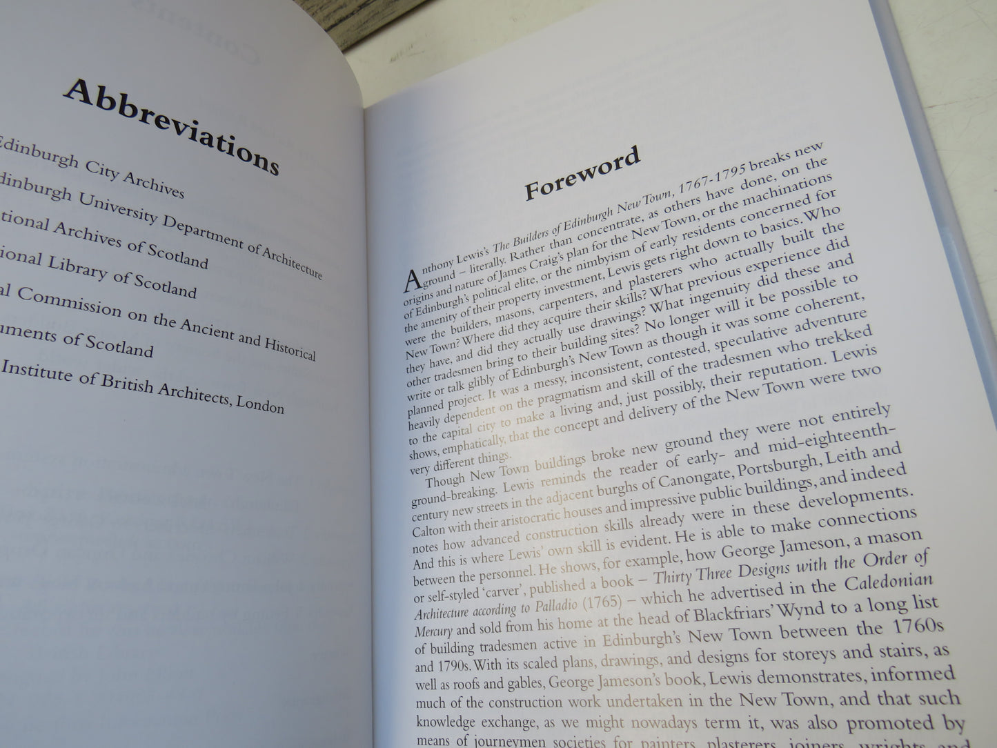 The Builders Of Edinburgh New Town 1767-1795 By Anthony Lewis 2014