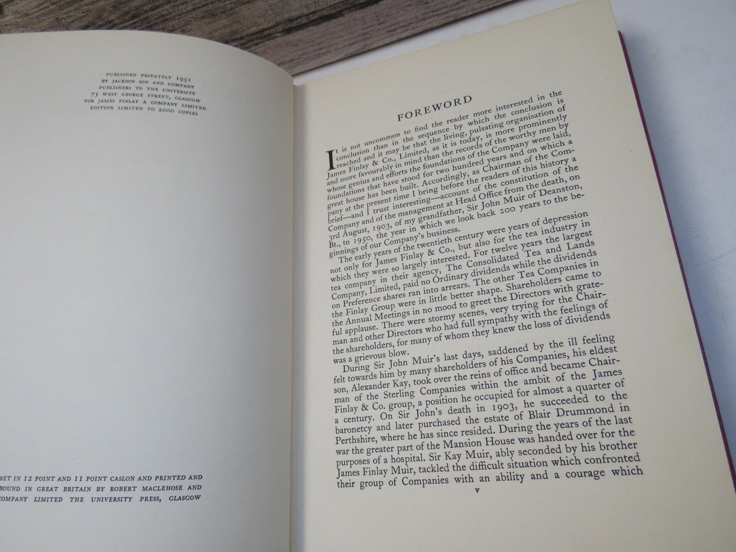 James Finlay & Company Limited Manufactures and East India Merchants 1750-1950