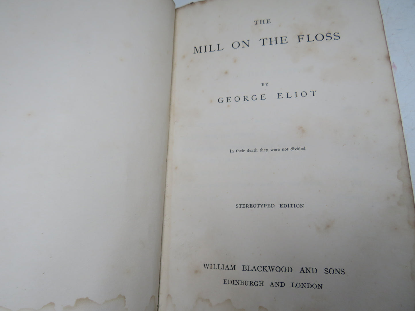 Novels of George Eliot Volume I & II Adam Bede & Mill On The Floss