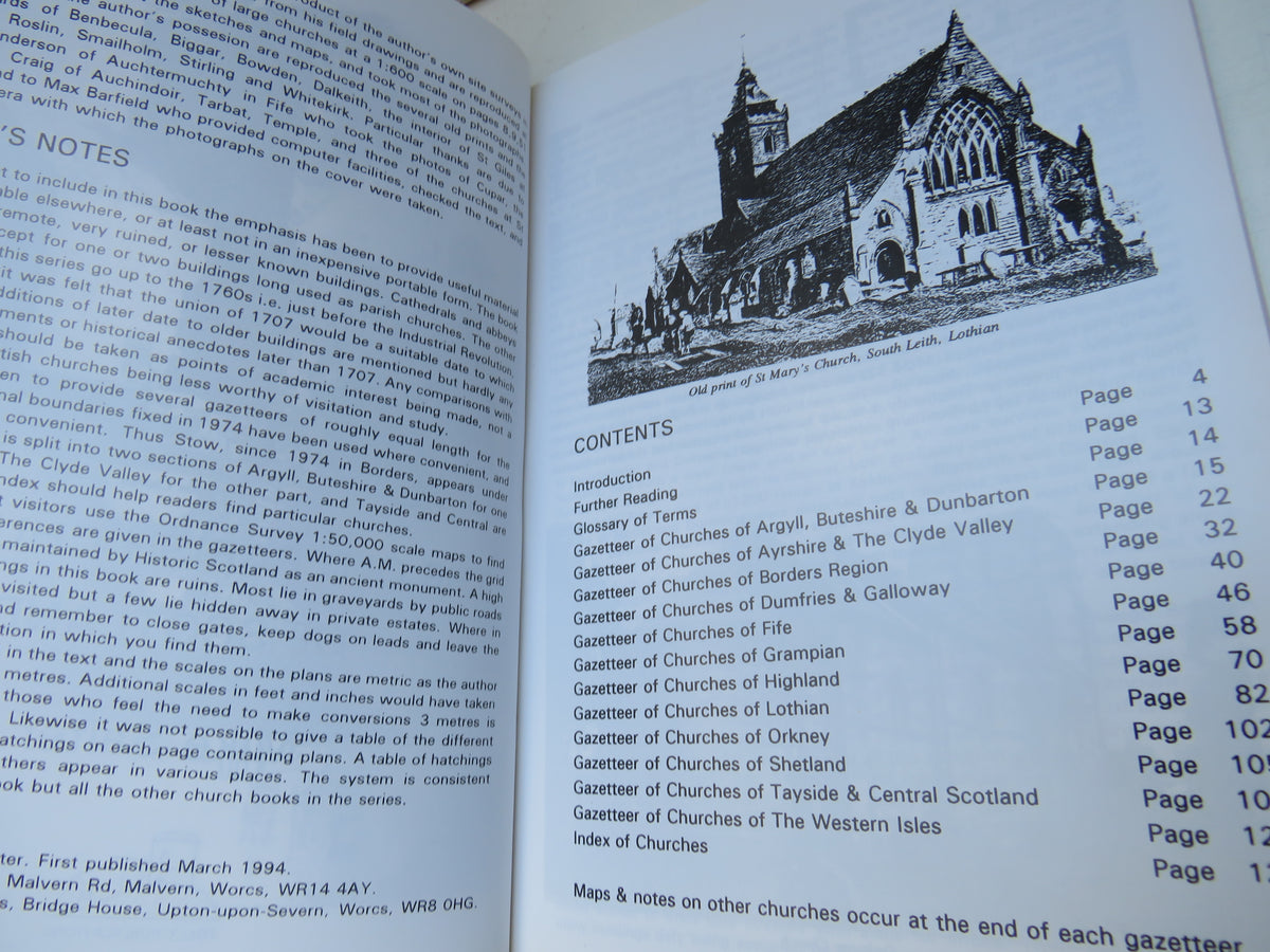 The Old Parish Churches of Scotland By Mike Salter 1994