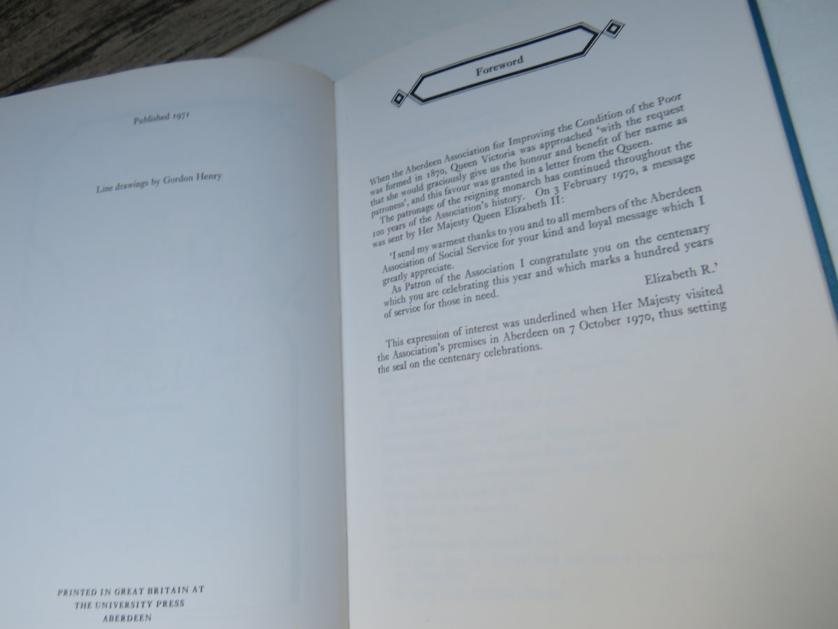 A History of Aberdeen Association of Social Service 1870-1970