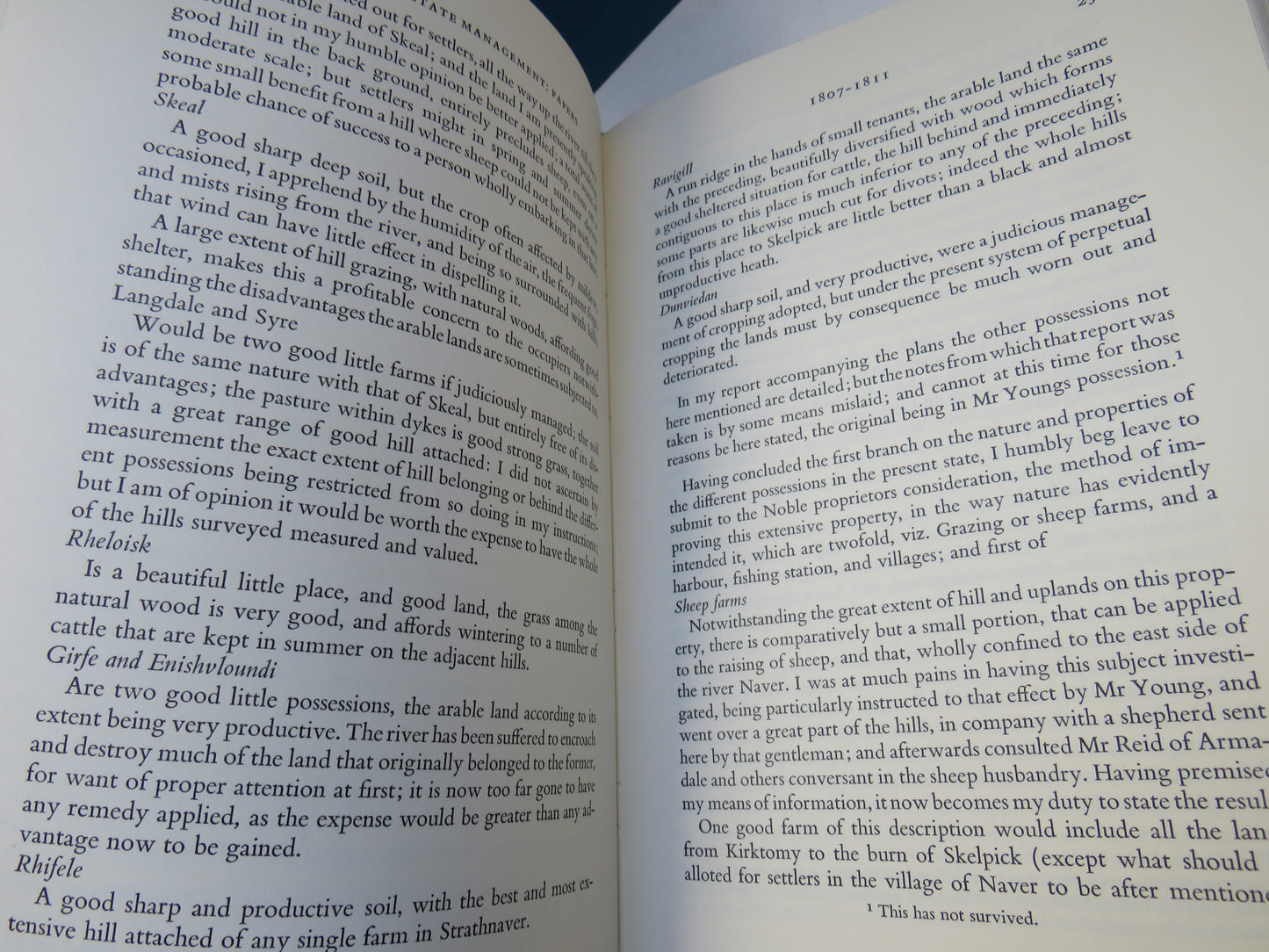Papers On Sutherland Estate Management 1802-1816 Edited By R. J. Adam Volume I & II 1972
