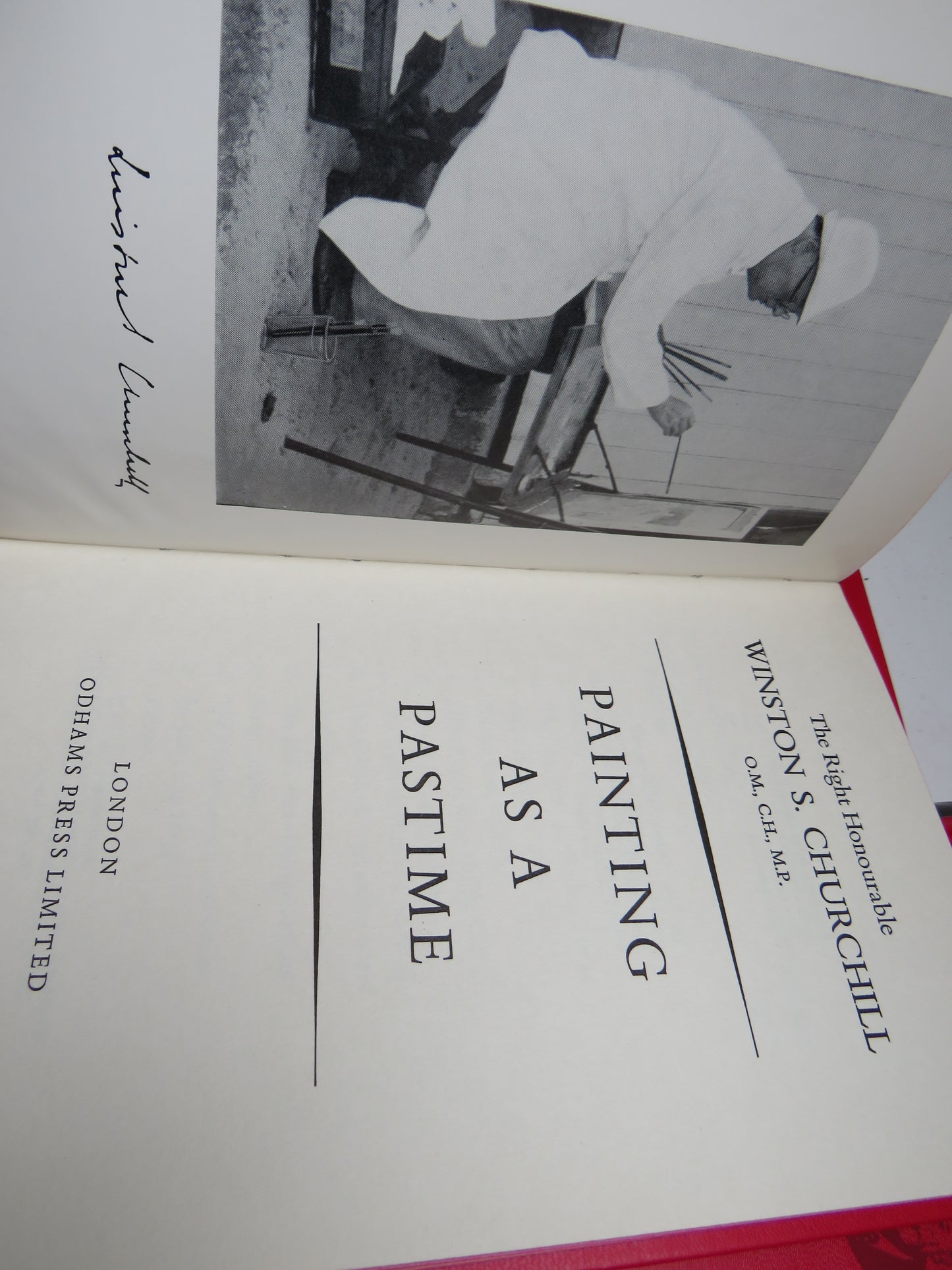 A Churchill Anthology, Churchill His Life and Times, Painting As A Pastime By Odhams Press Cased Book Set