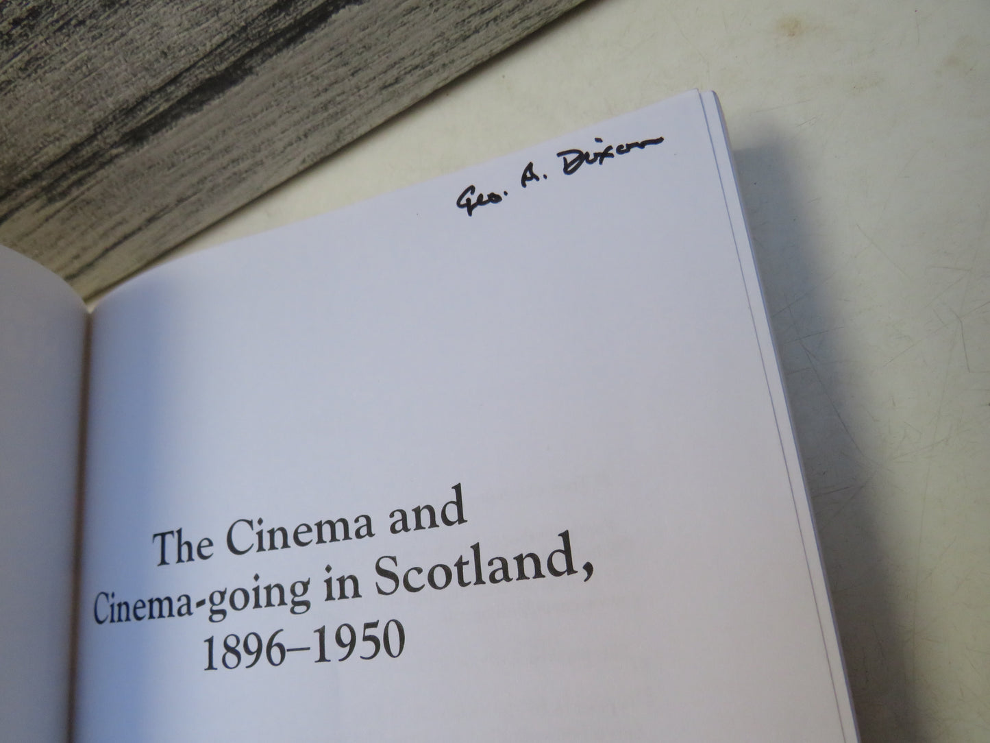The Cinema and Cinema-Going In Scotland, 1896-1950 By Trevor Griffiths 2013