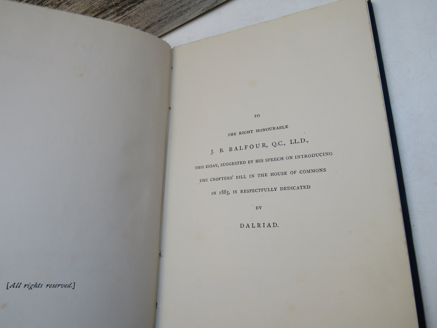 The Crofter In History By Dalriad 1885