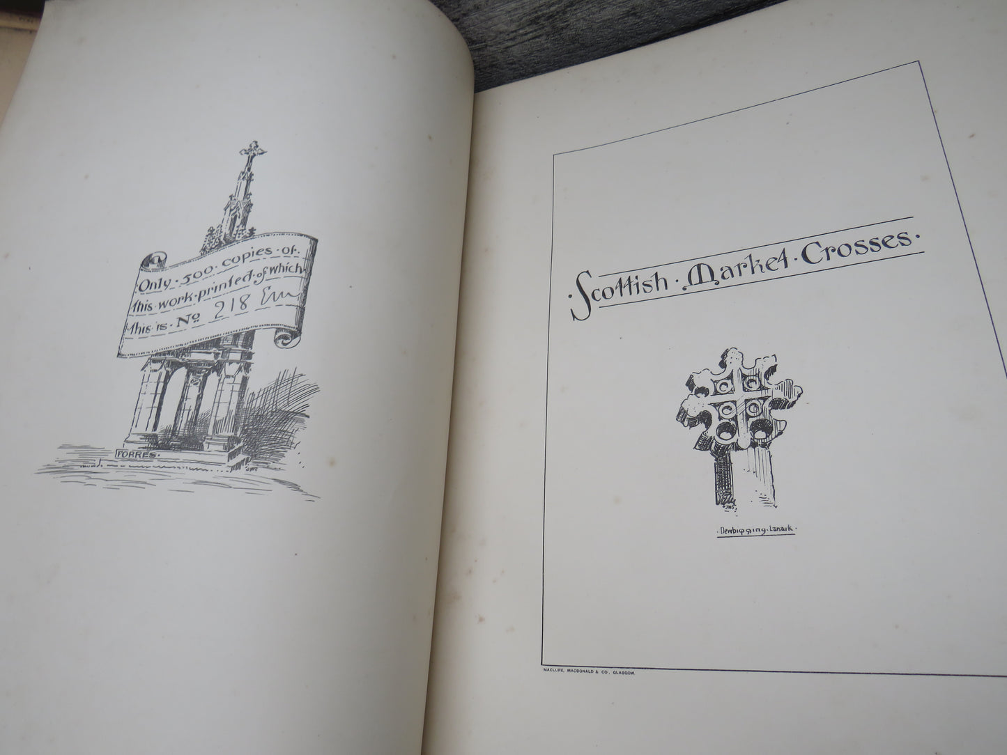 Scottish Market Crosses By John W. Small Architect Stirling 1900