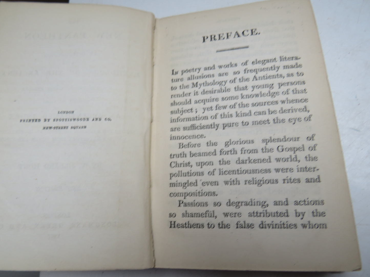 The New Pantheon Or An Introduction To The Mythology of the Ancients For The Use of Young Persons By W. Jillard Hort 1867