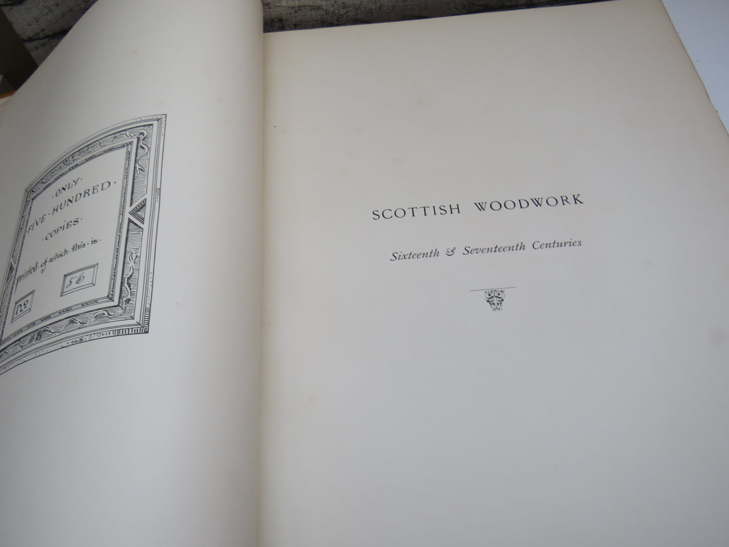 Scottish Woodwork of the Sixteenth & Seventeenth Century Measured and Drawn For The Stone By John William Small Architect 1898