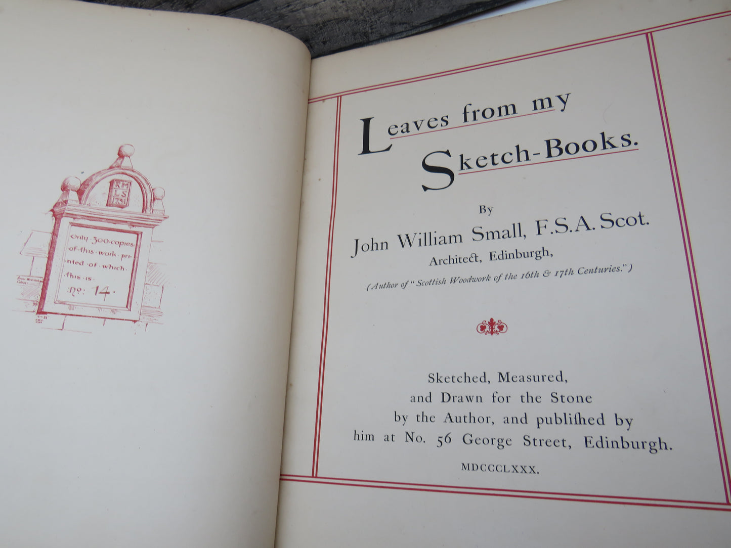 Leaves From My Sketch-Books By John William Small 1880