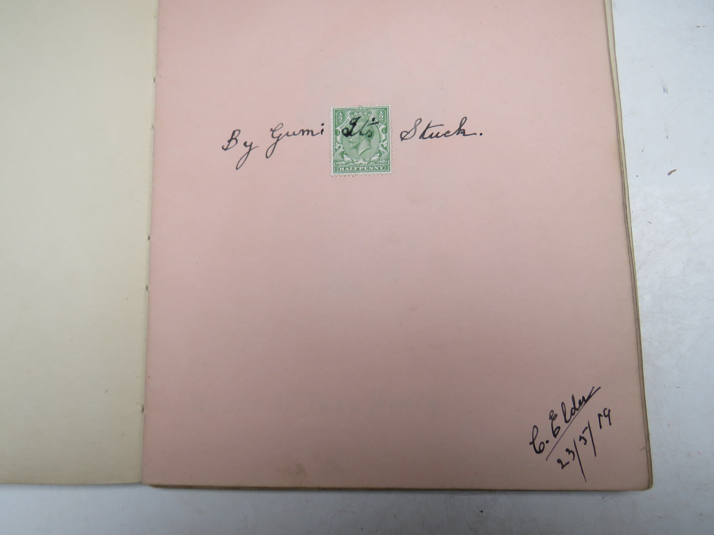 A Very Interesting Antique Scrap Book With Drawings, Poems, Messages etc.