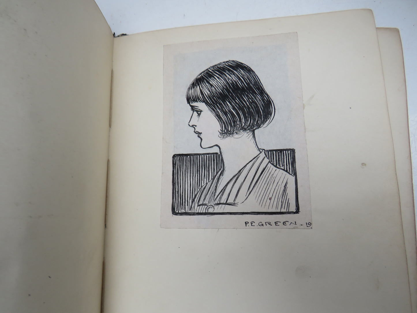 A Very Interesting Antique Scrap Book With Drawings, Poems, Messages etc.