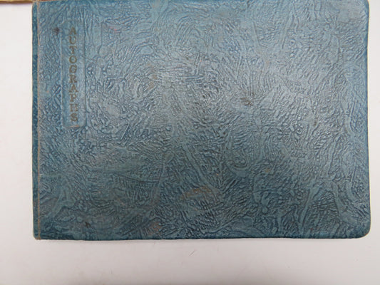 Interesting Antique Autograph Album / Scrap Book Including Johnnie Ray & The Deep River Boys 1947