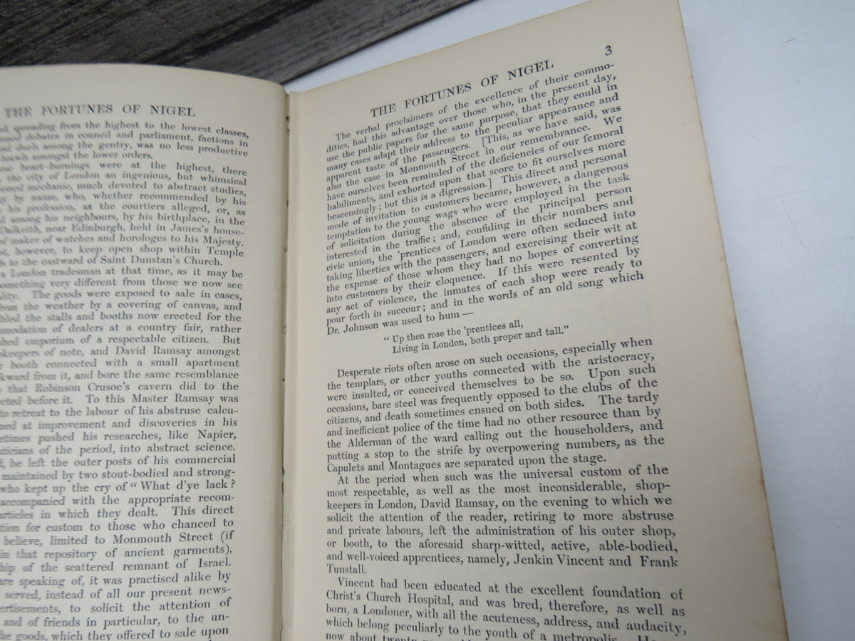 The Fortunes of Nigel By Sir Walter Scott - The Melrose Edition