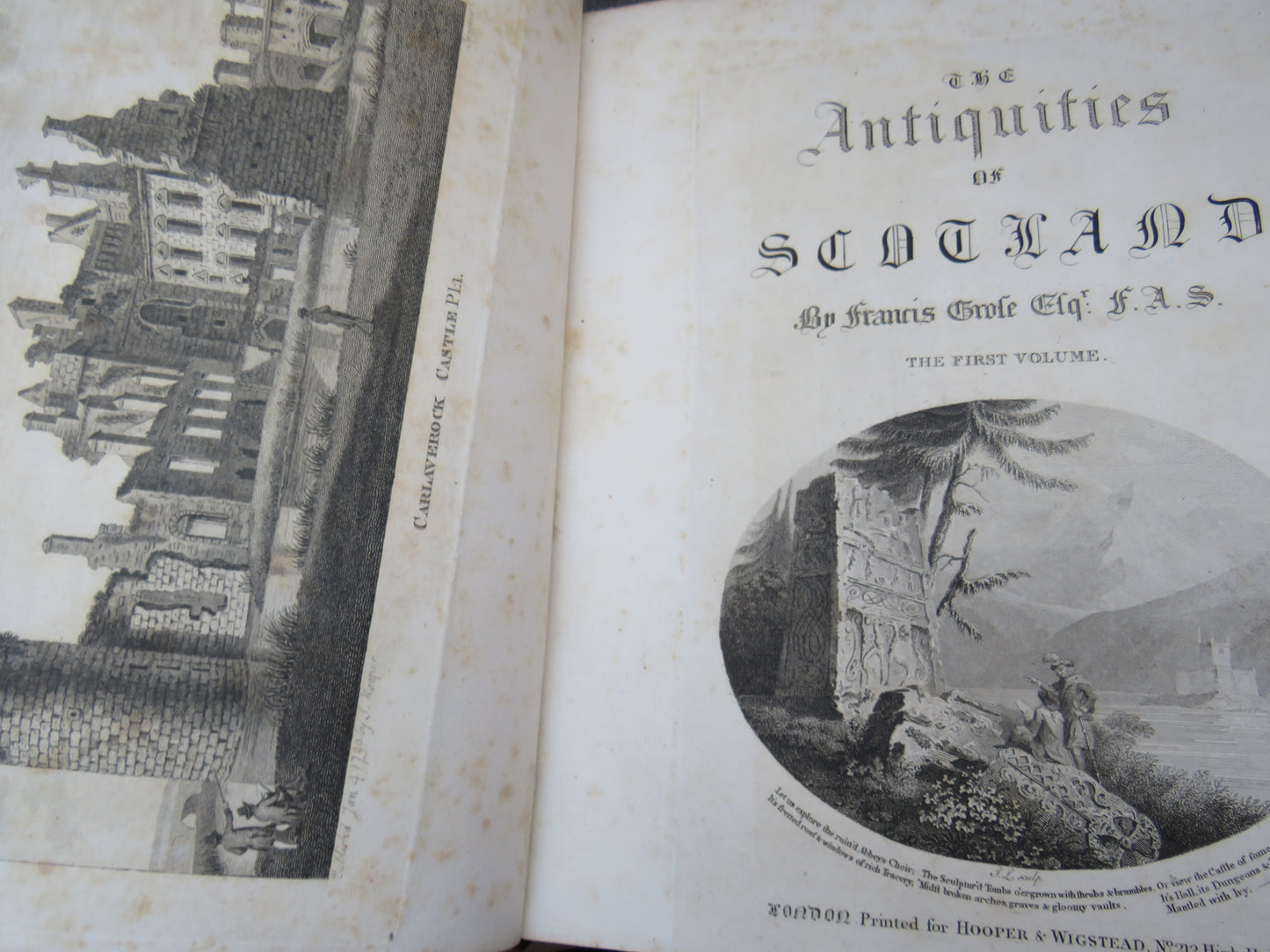 The Antiques of Scotland By Francis Grose Esq 1797 2 Volume Set
