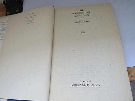 The Wandering Scholars by Helen Waddell 1942