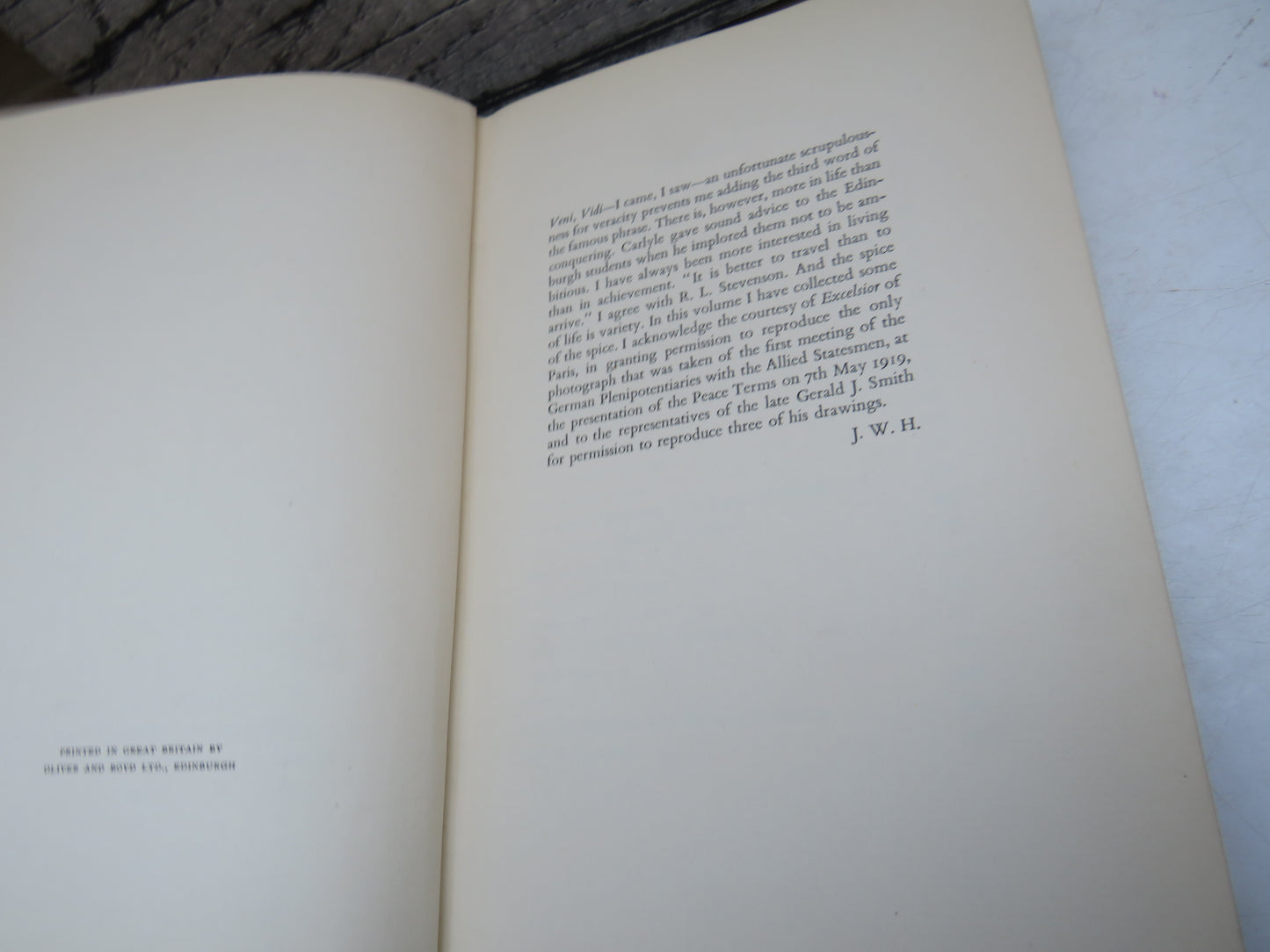 I Came, I Saw By J. W. Herries 1937