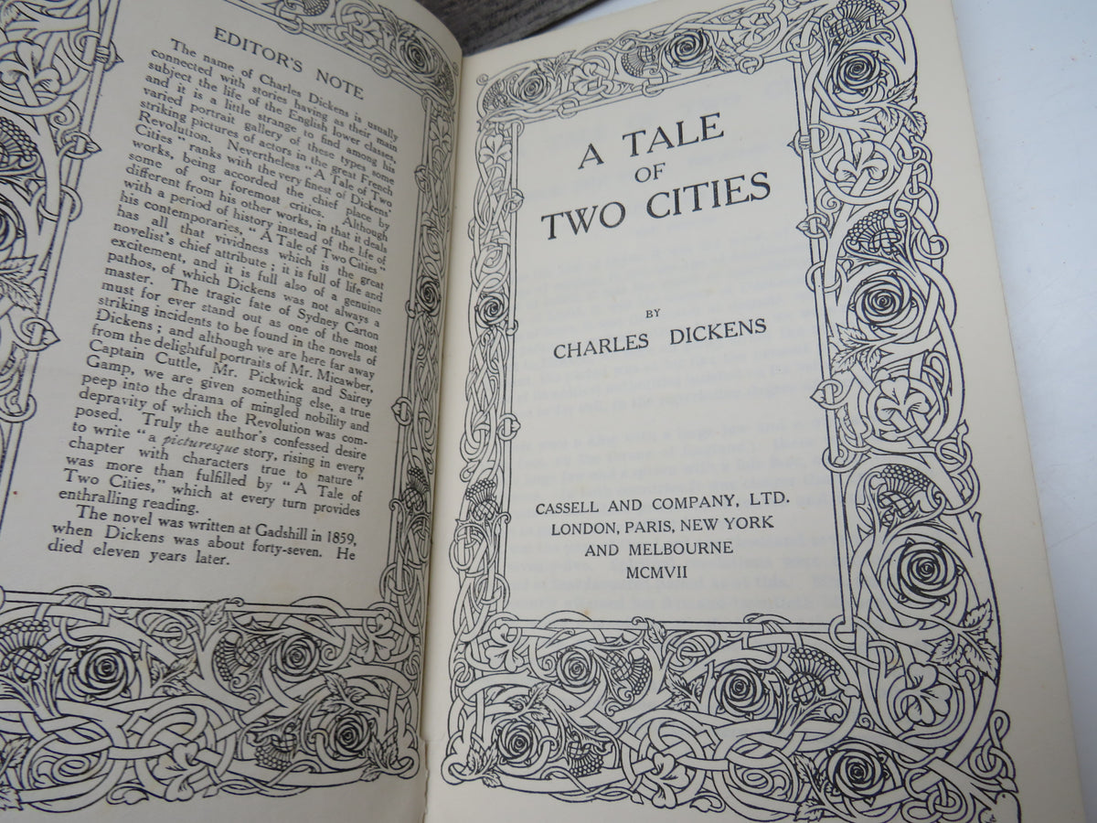 A Tale of Two Cities By Charles Dickens 1907