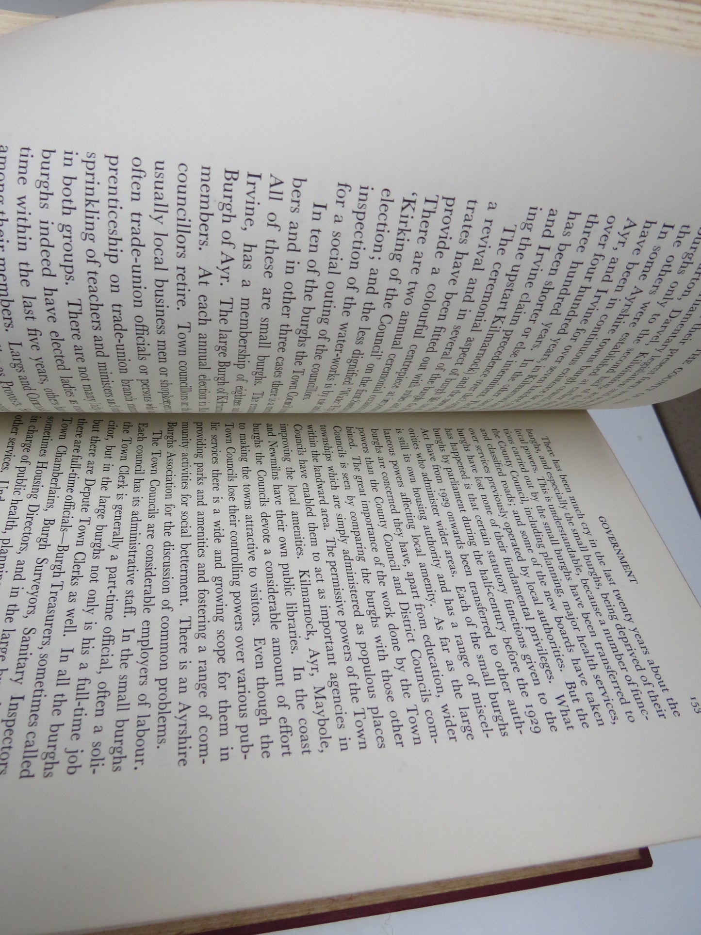 The Third Statistical Account of Scotland, Ayrshire by John Strawhorn & William Boyd, 1951