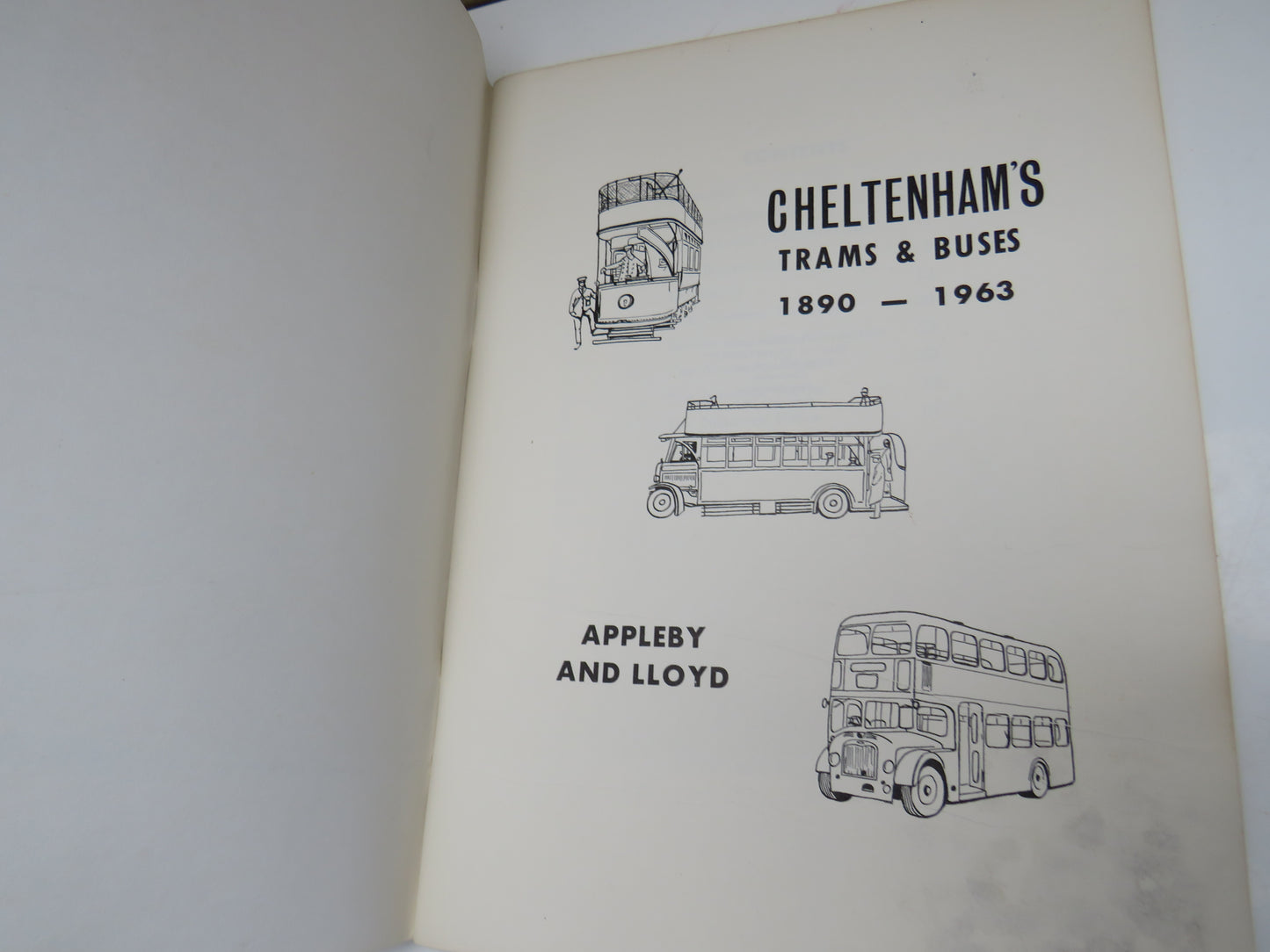 Cheltenham's Trams & Buses 1890 - 1963 Appleby and Lloyd 1964