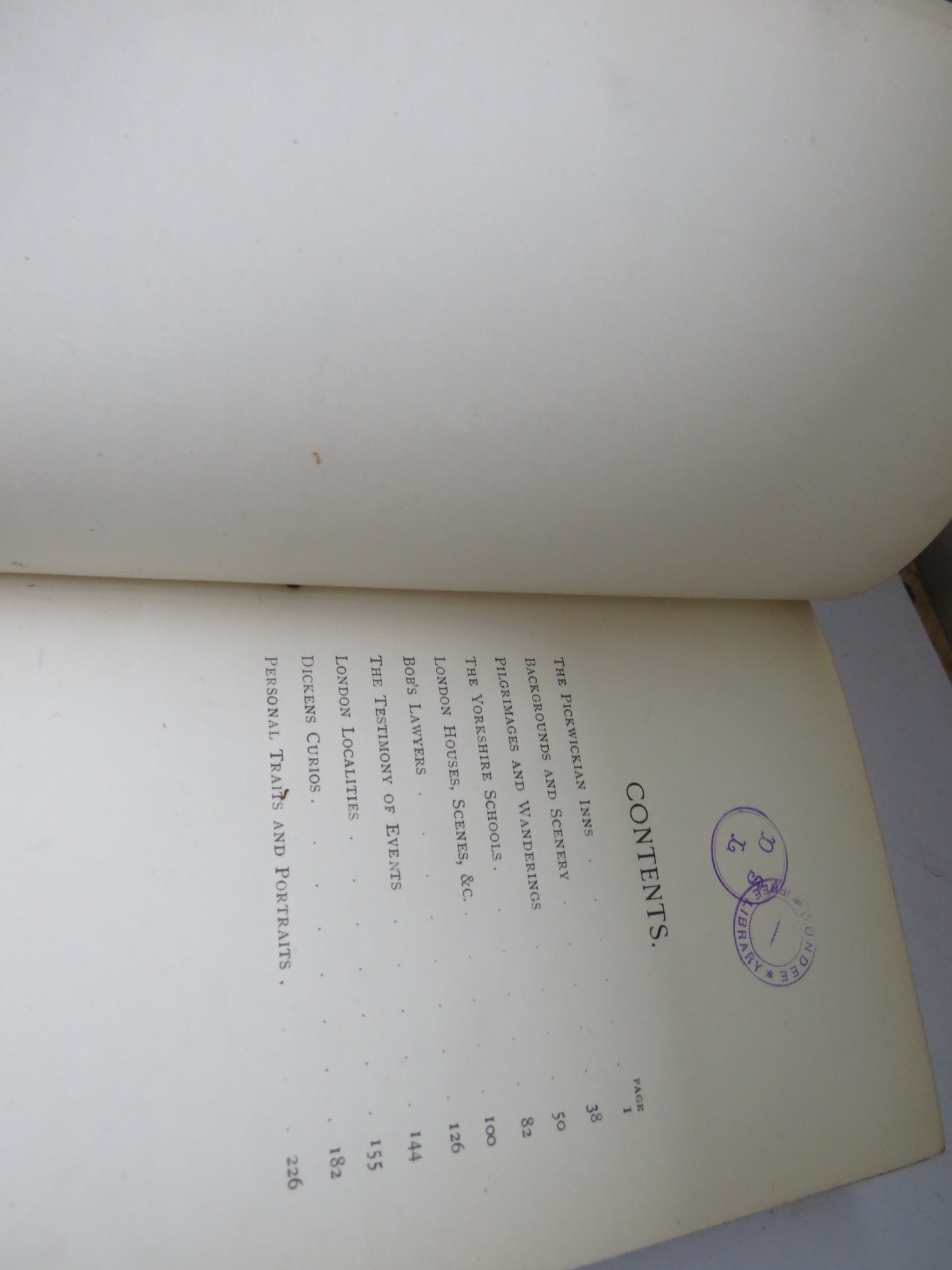 Bozland Dickens' Places and People By Percy Fitzgerald 1895