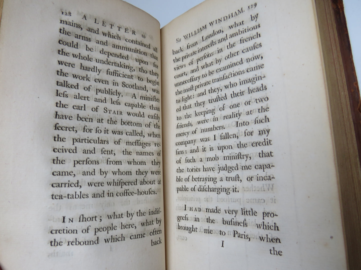 A Letter to Sir William Windham II, Some Reflections on the Prefent State of the Nation III, A Letter to Mr. Pope by the late Right Honourable Henry St. John, Lord Viscount Bolingbroke, 1753